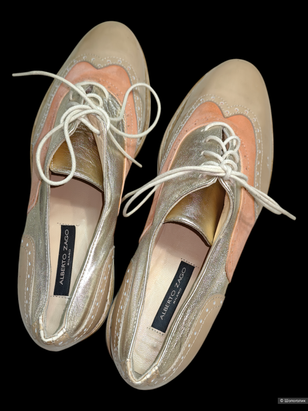 Оксфорды Alberto Zago, размер 39