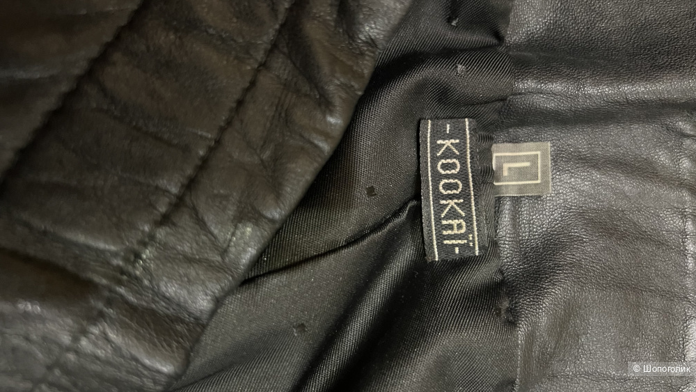 Юбка кожаная L (46/48) размер