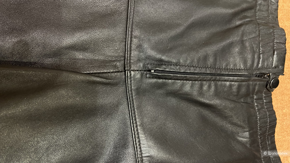 Юбка кожаная L (46/48) размер