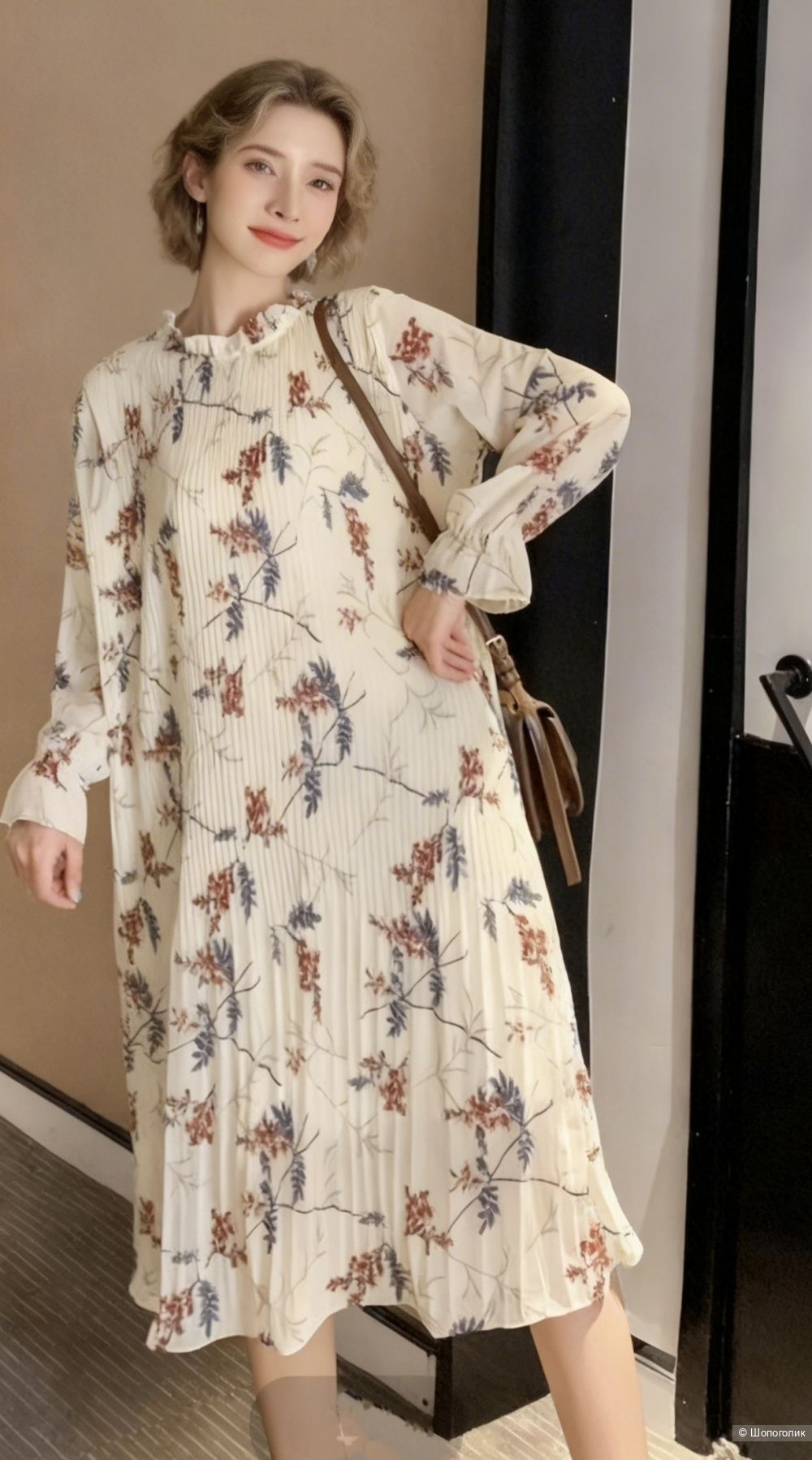 Платье плиссе No name M/L размер