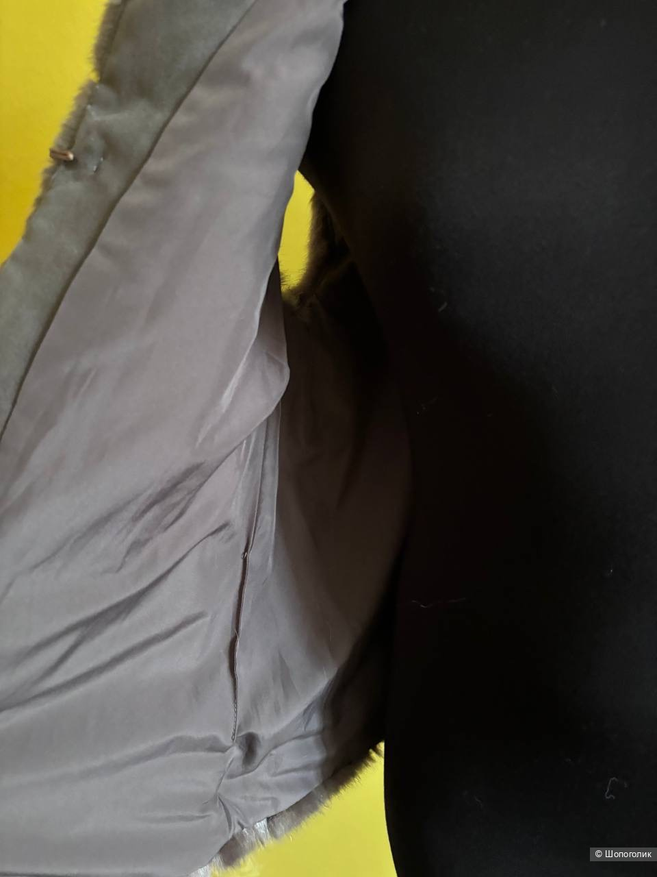 Жилет из экомеха H&M, размер 44/46/48