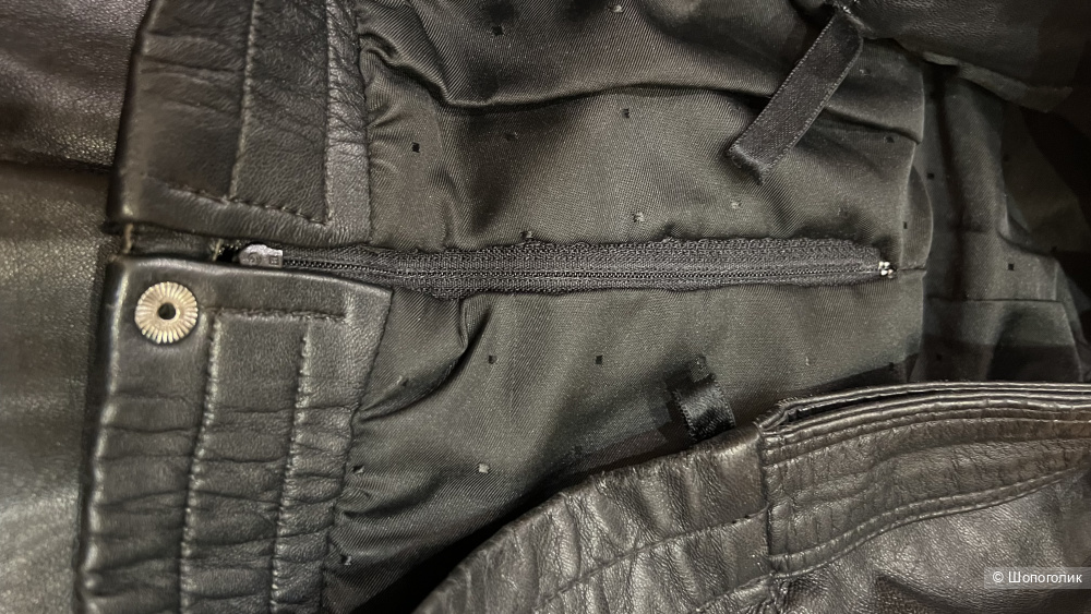 Юбка кожаная L (46/48) размер