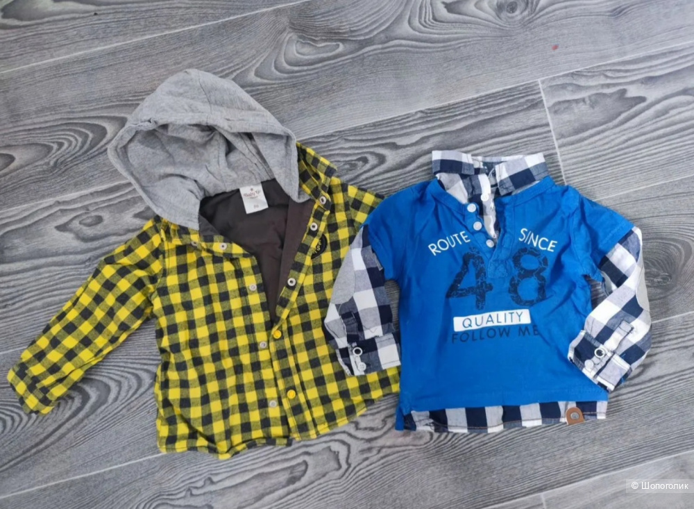 Рубашки Baby Go 80-86 2 шт