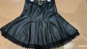 Юбка кожаная L (46/48) размер