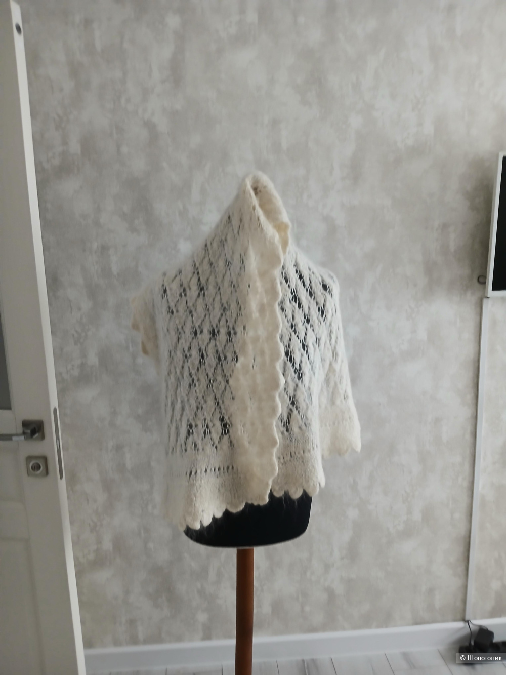 Оренбургский пуховый платок р.м