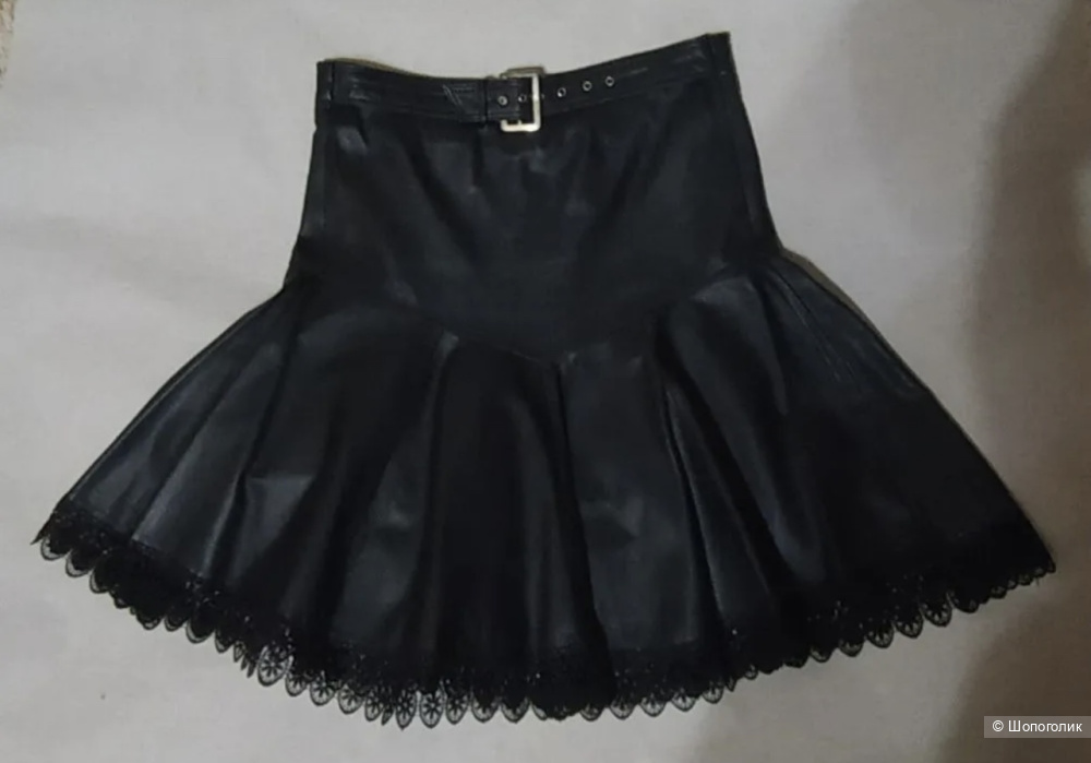 Юбка кожаная L (46/48) размер