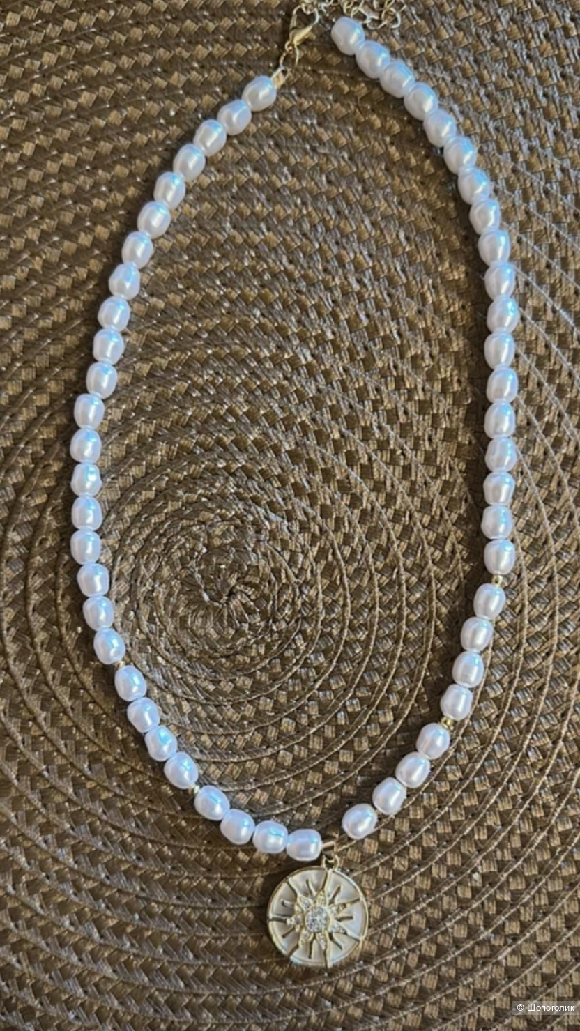 Чокер жемчуг one size