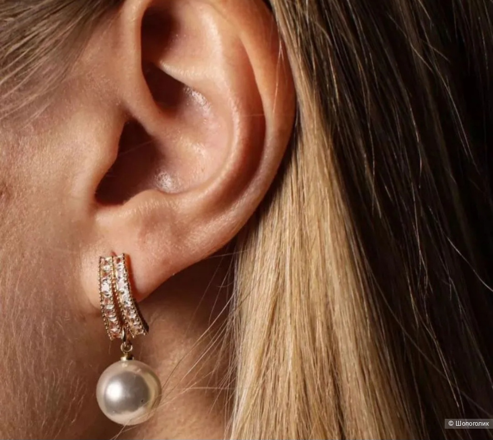 Серьги жемчуг one size