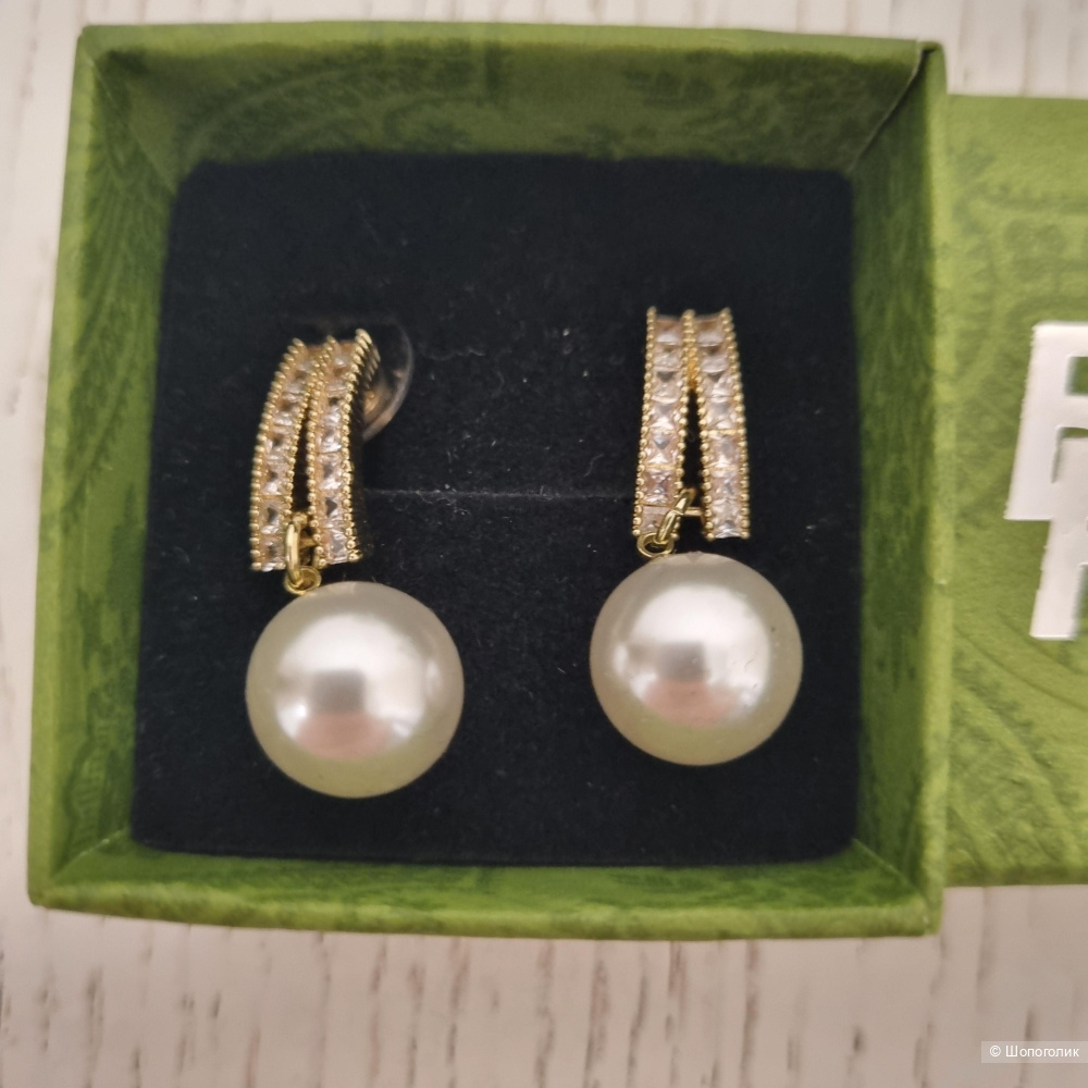 Серьги жемчуг one size