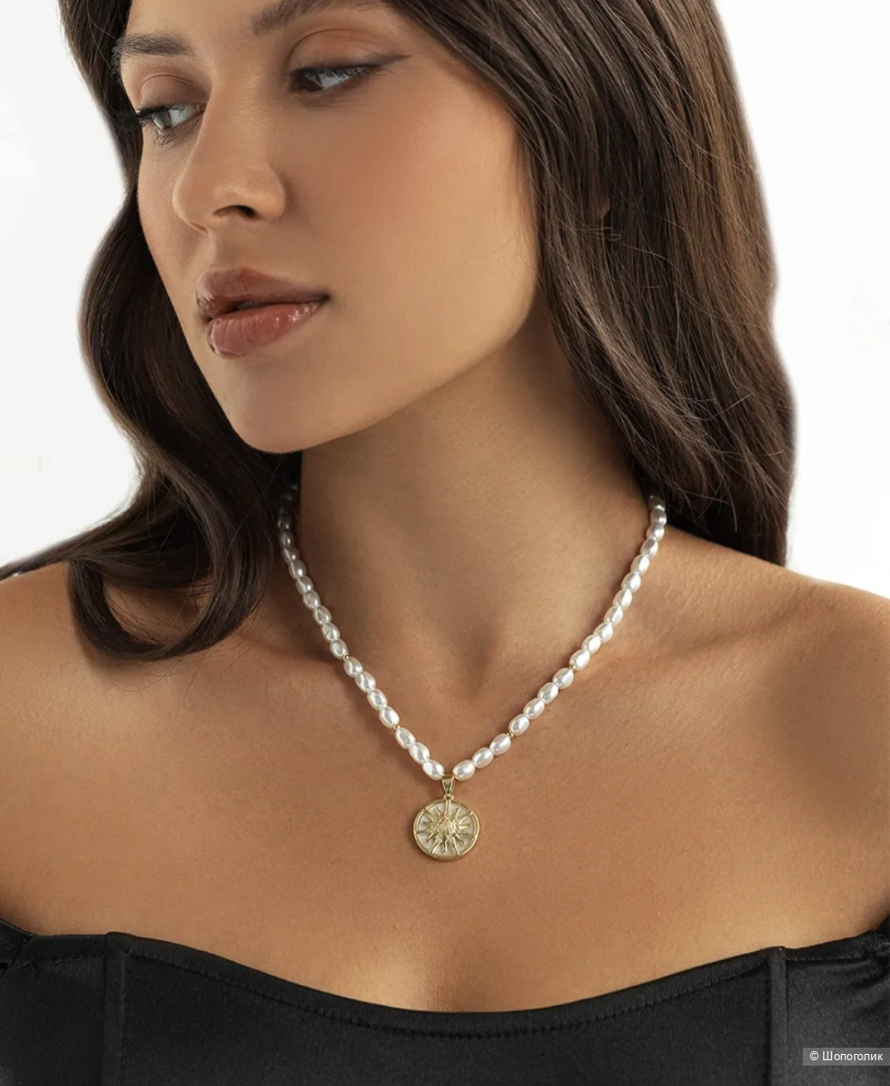 Чокер жемчуг one size