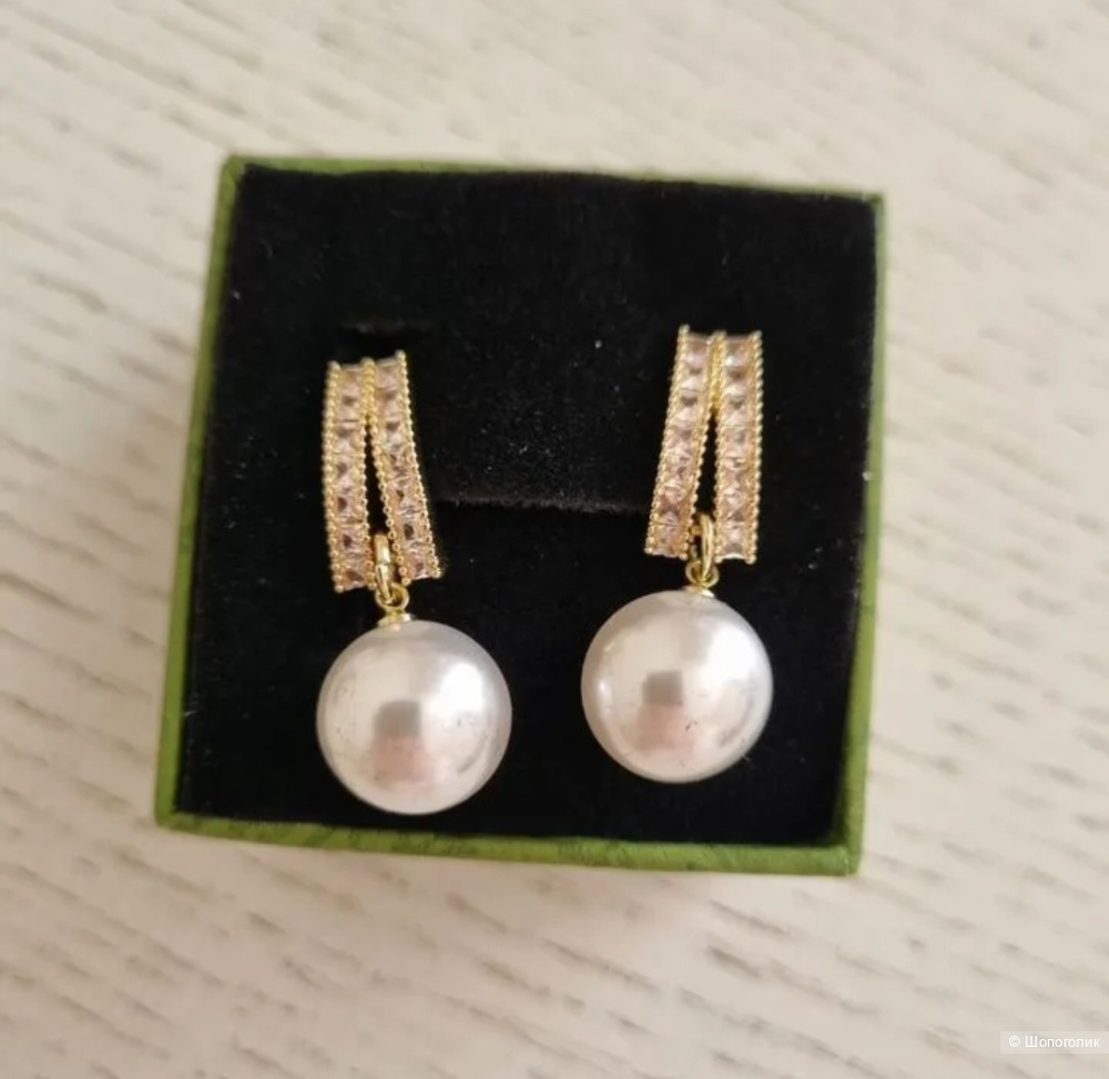 Серьги жемчуг one size
