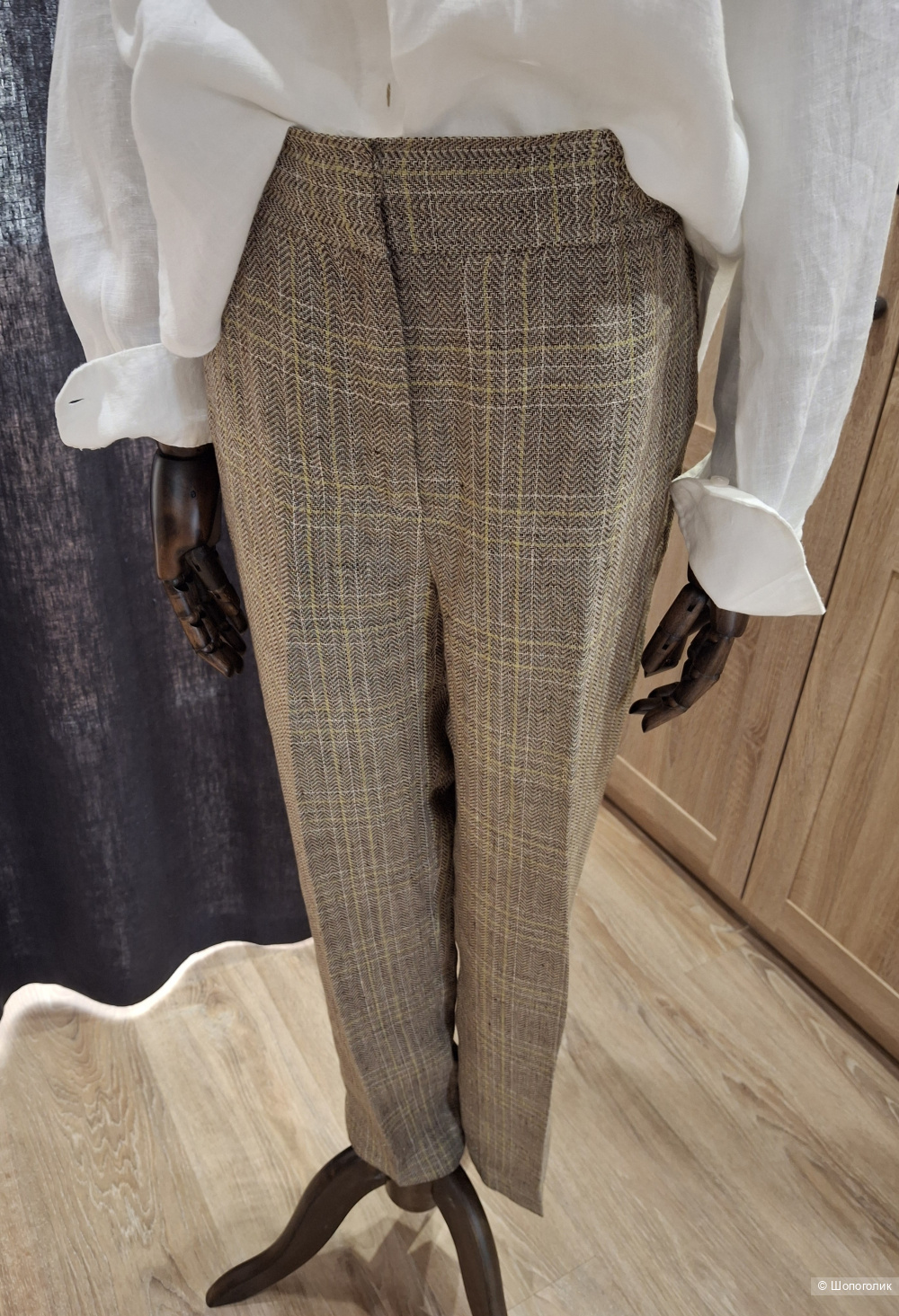 Льняные брюки Massimo Dutti/46