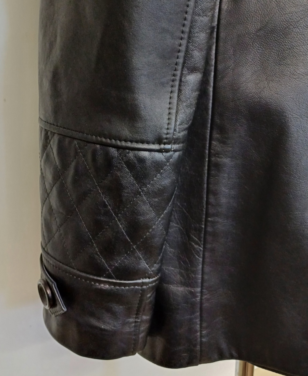 Кожаная куртка made in Mongolia, XL