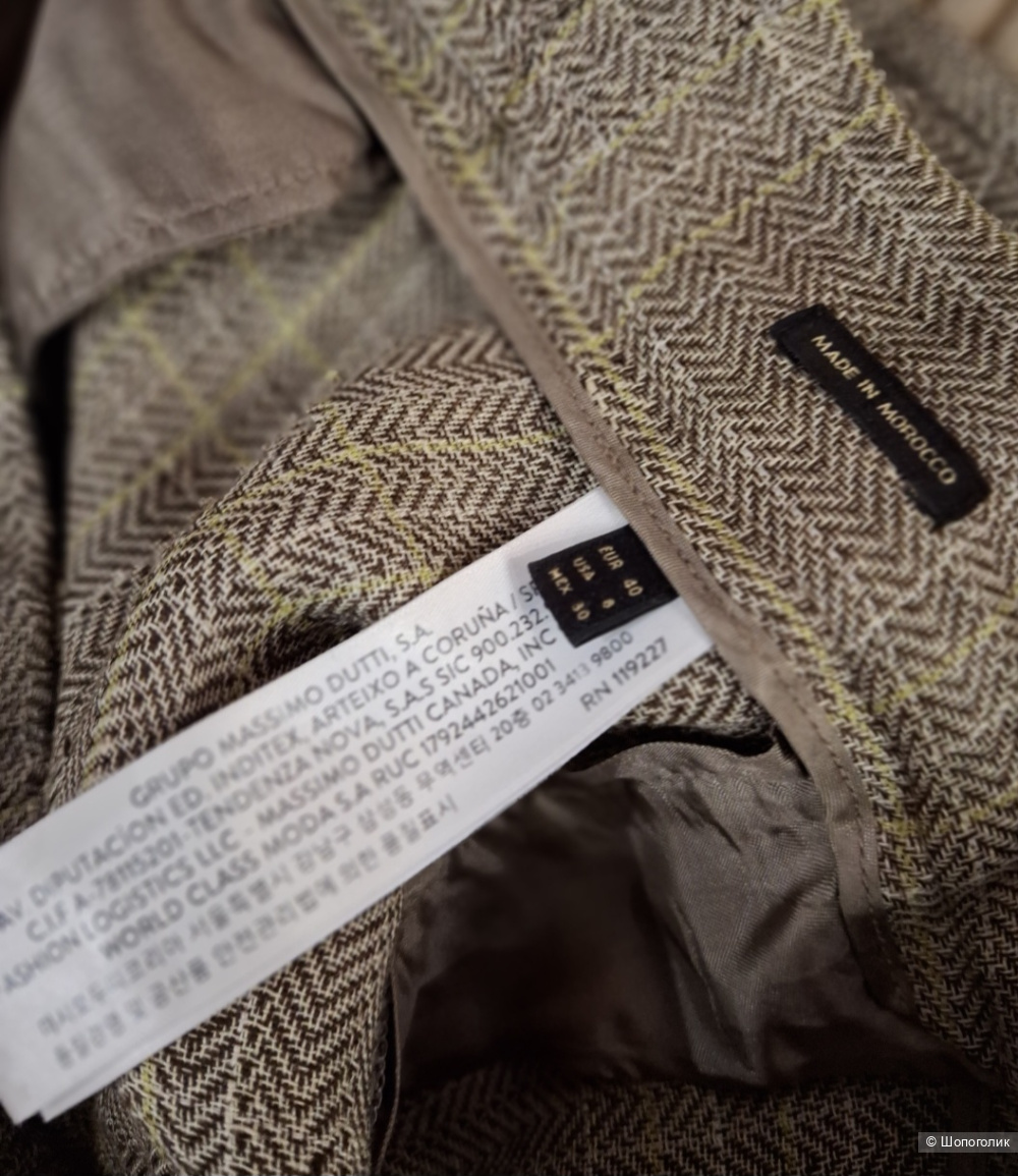 Льняные брюки Massimo Dutti/46