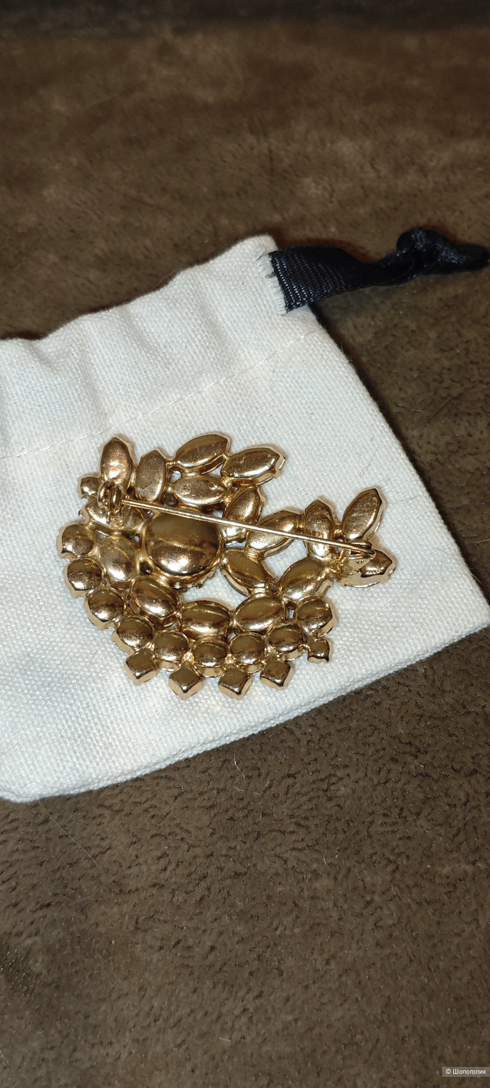 Брошь винтаж Чехословакия 4/5см