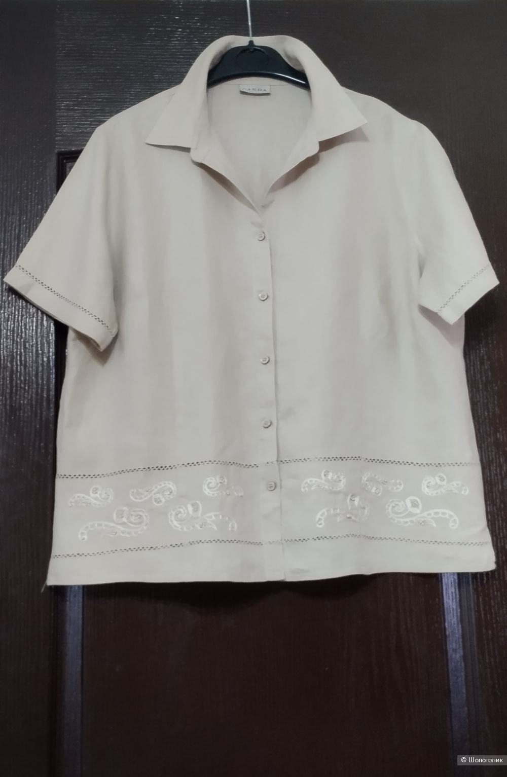 Льняная блуза Canda, 56р