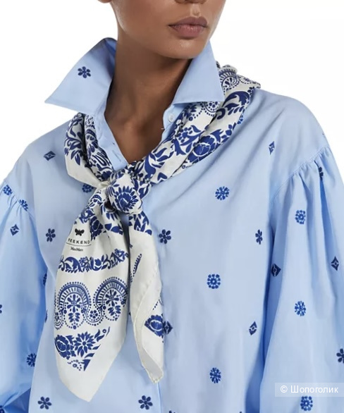 Шелковый платок Max Mara Weekend 90x90 см.