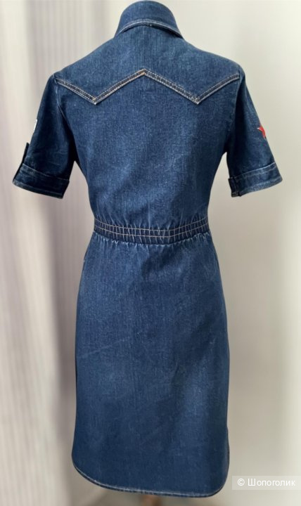 Montana, платье джинсовое из 80-х, М