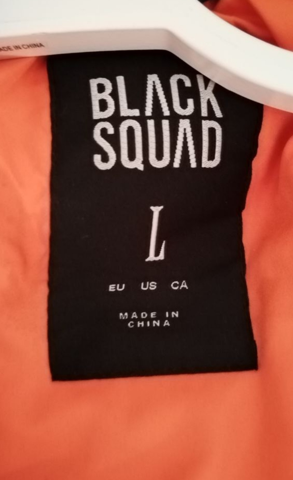 Куртка бомбер Black Squad, размер L