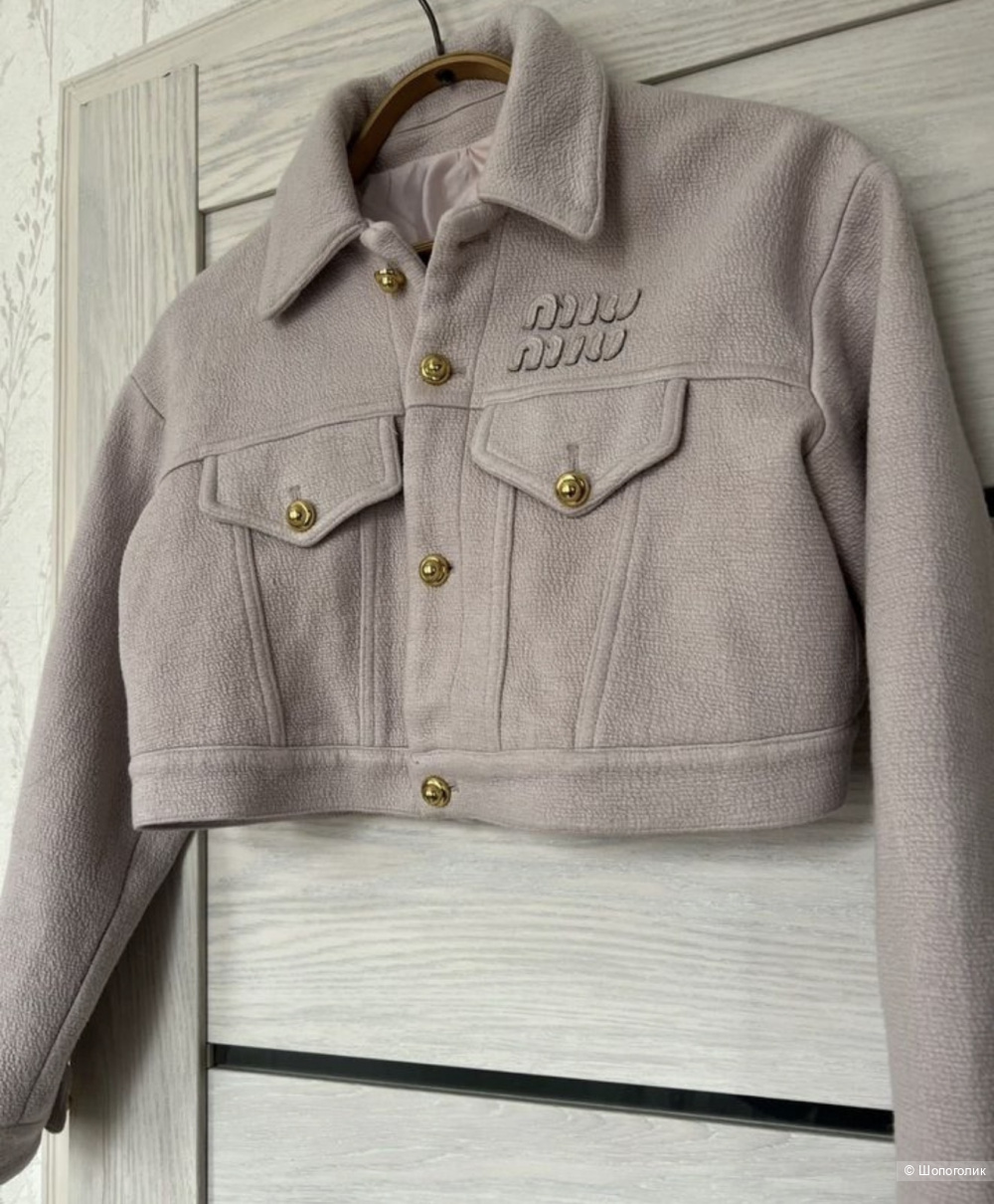 MIU MIU кроп жакет р 44