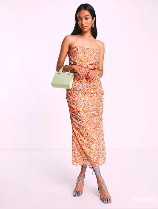 Pretty Lavish, драпированное платье, S