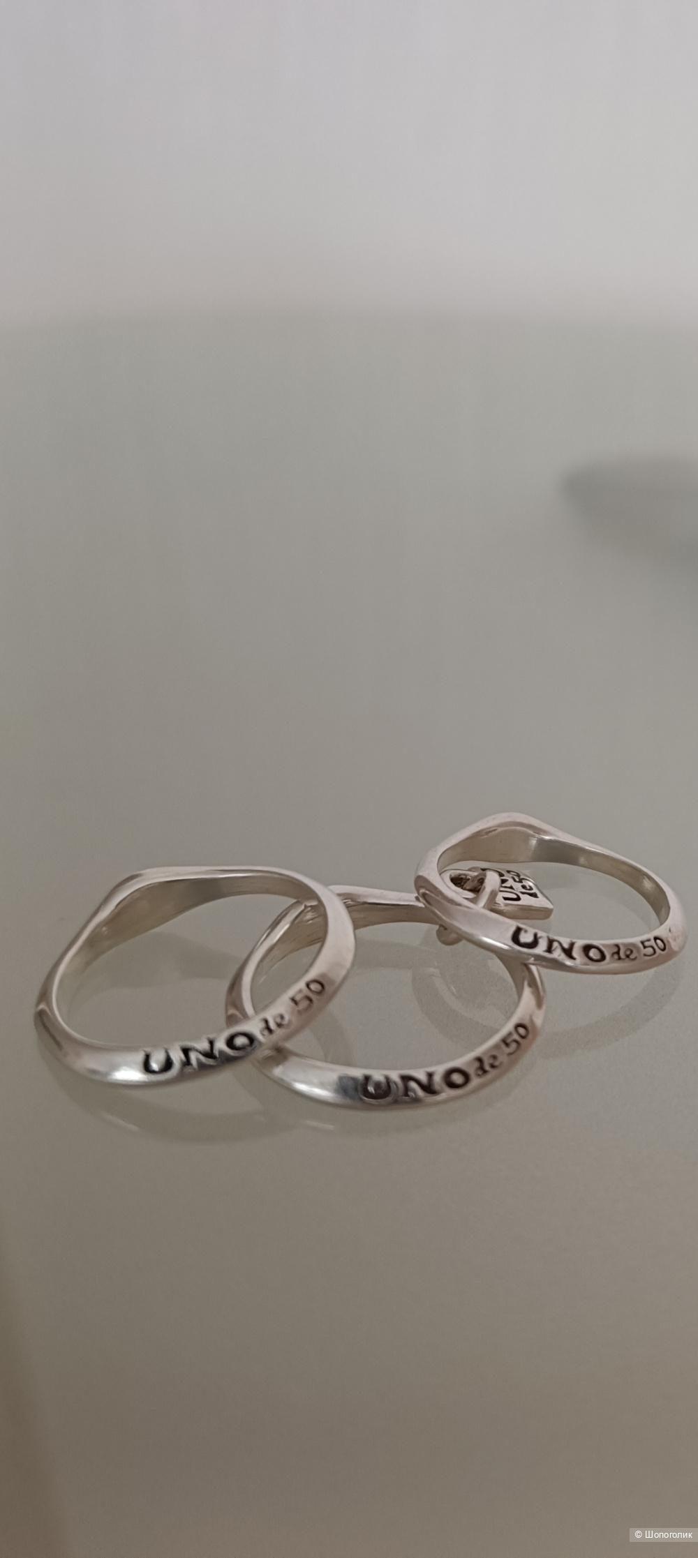 Кольцо Uno de 50, размер 18