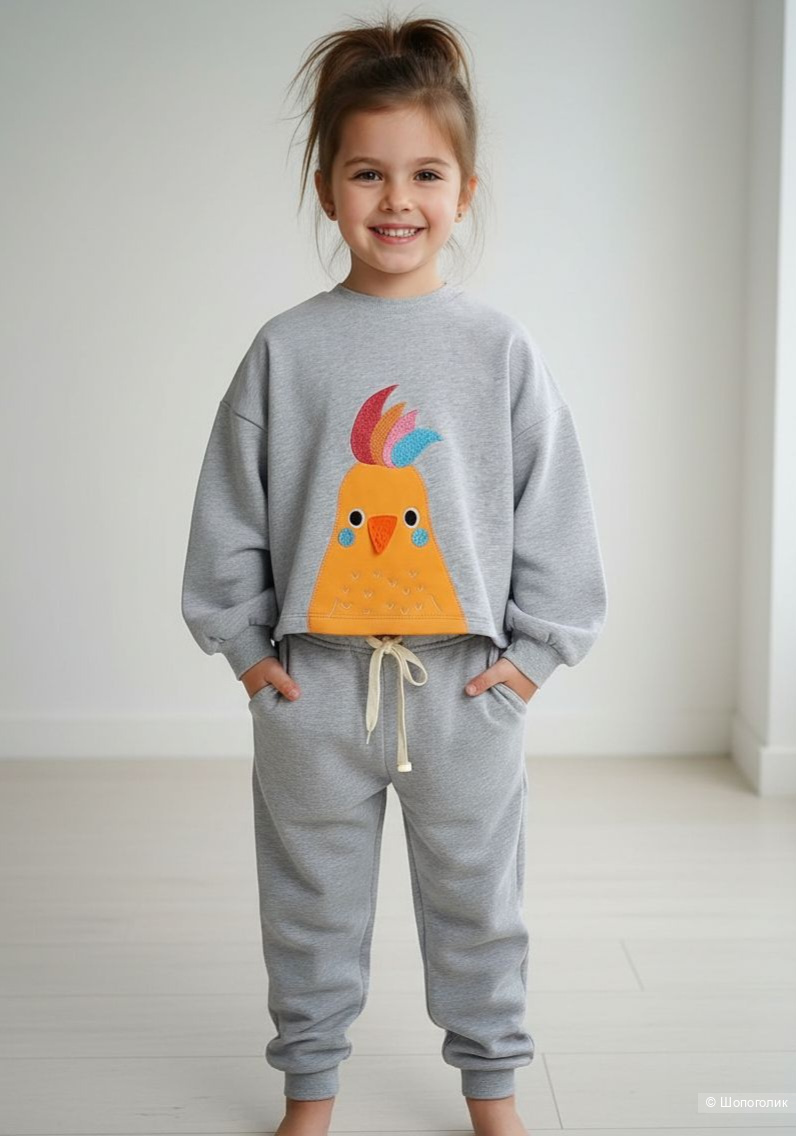 Костюм 122-128 см Green cotton