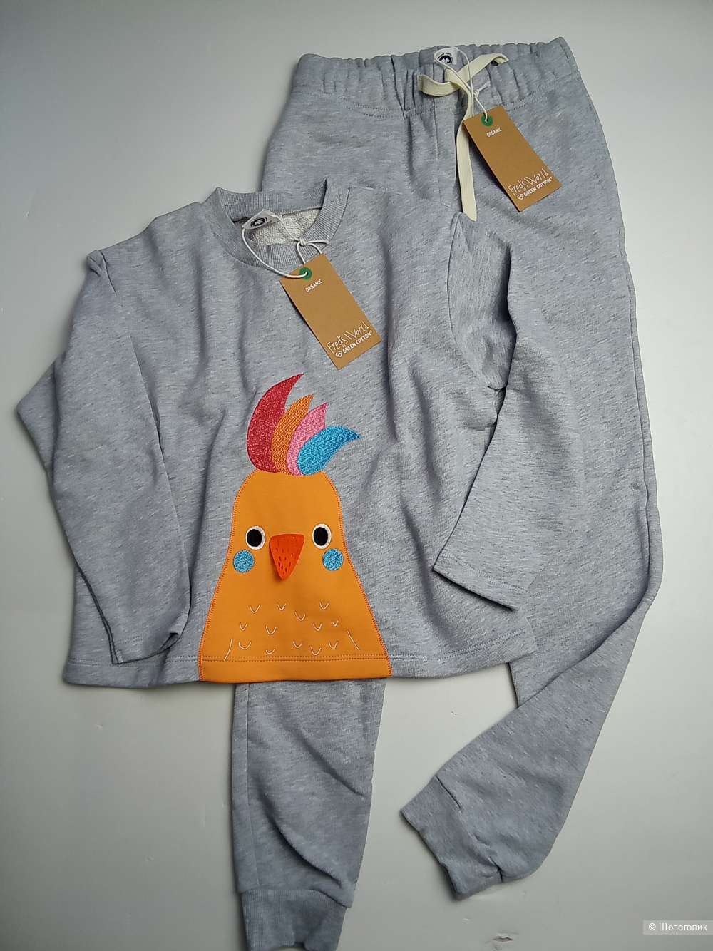 Костюм 122-128 см Green cotton