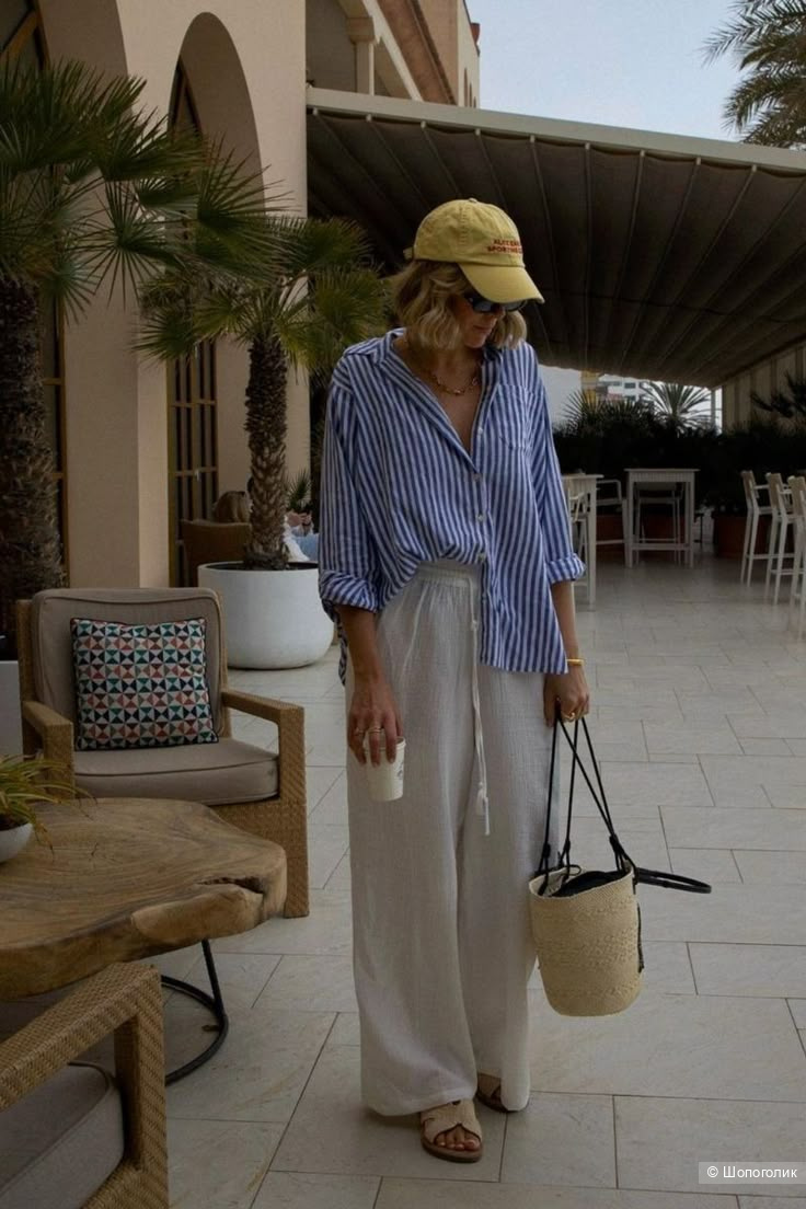 Льняные брюки H&M/L