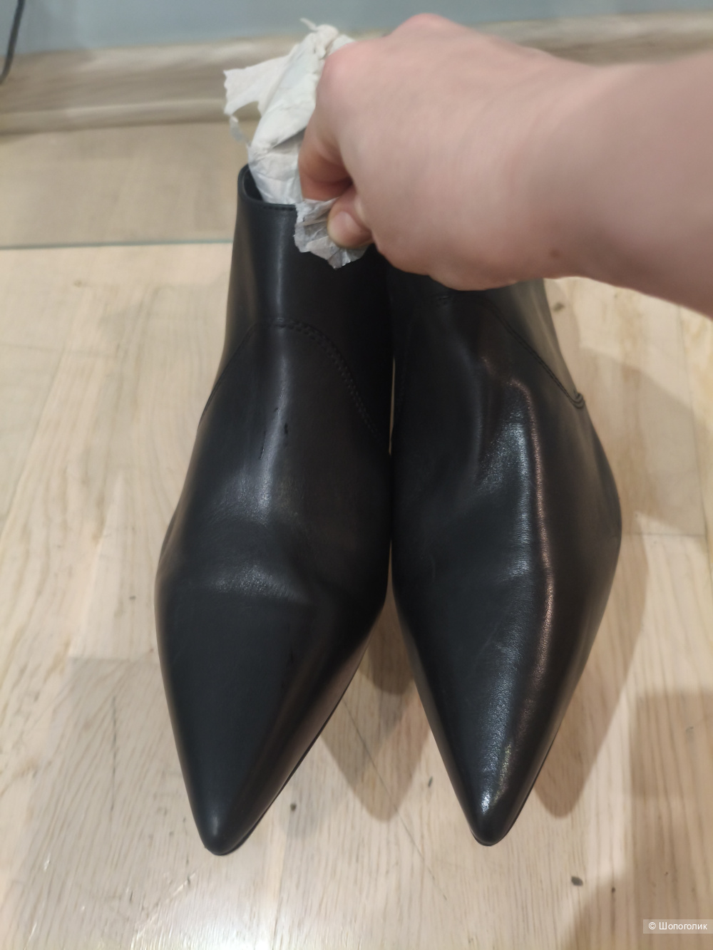 Кожаные ботильоны Nine West размер 43