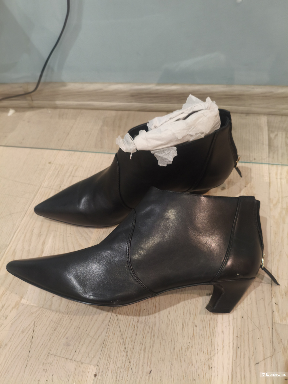 Кожаные ботильоны Nine West размер 43