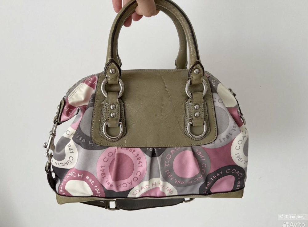 Сумка СOАCН ASНLЕY SNАРHЕАD SATEEN SAТСНЕL bаg