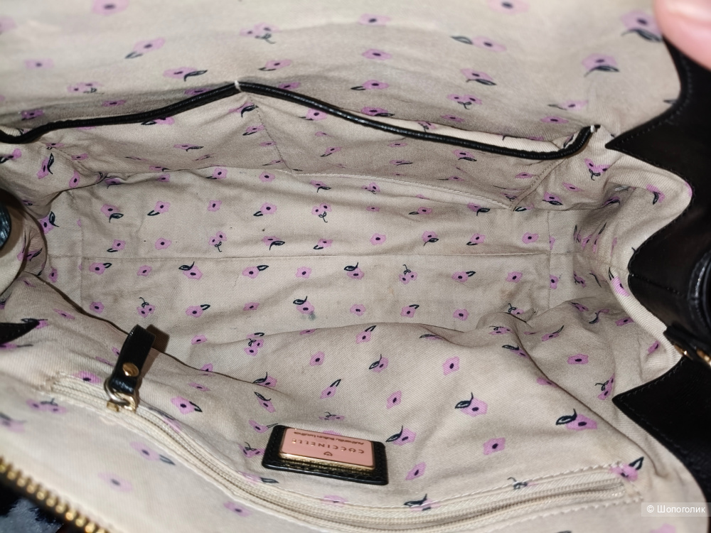 Сафьяновая сумка Coccinelle