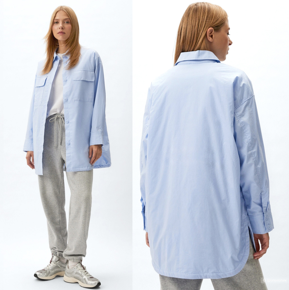 Утепленная куртка-рубашка H&M размер S