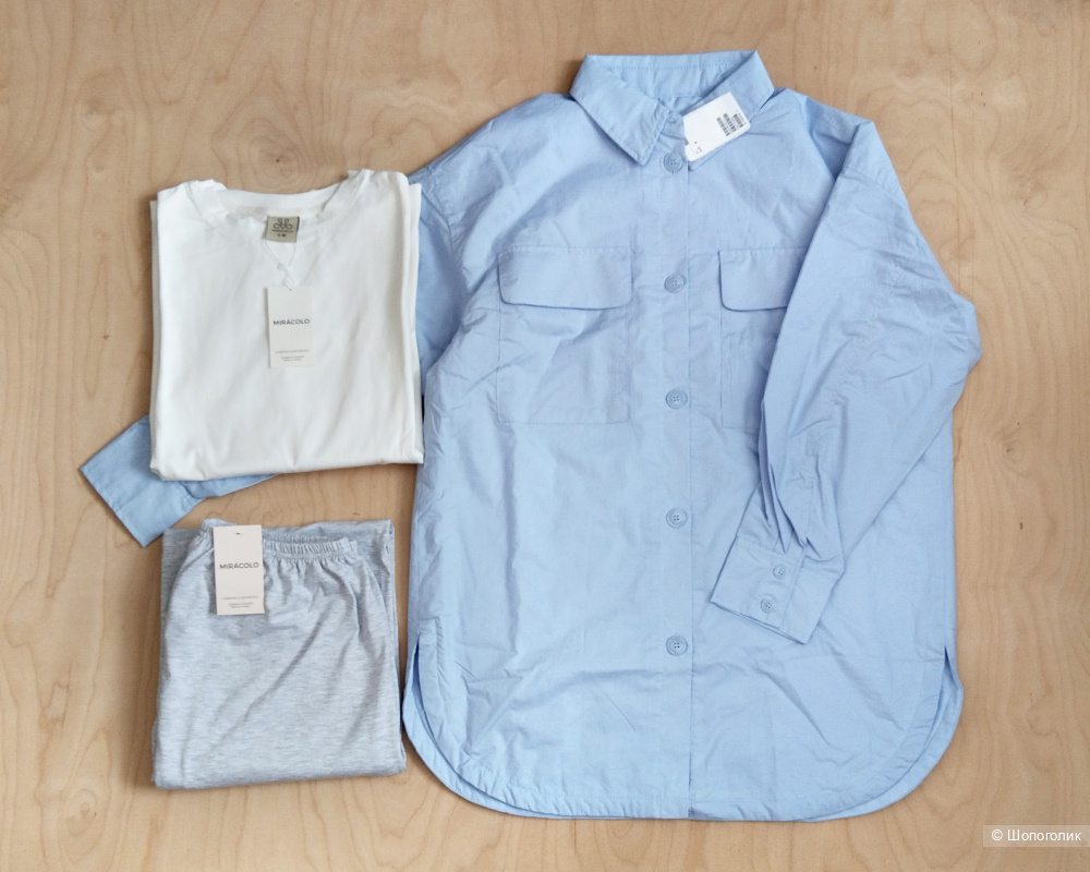 Утепленная куртка-рубашка H&M размер S