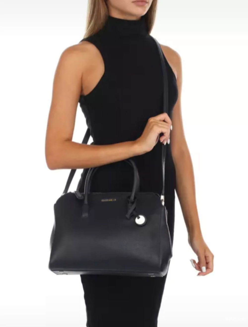 Сафьяновая сумка Coccinelle