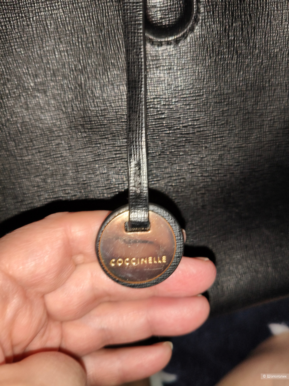 Сафьяновая сумка Coccinelle