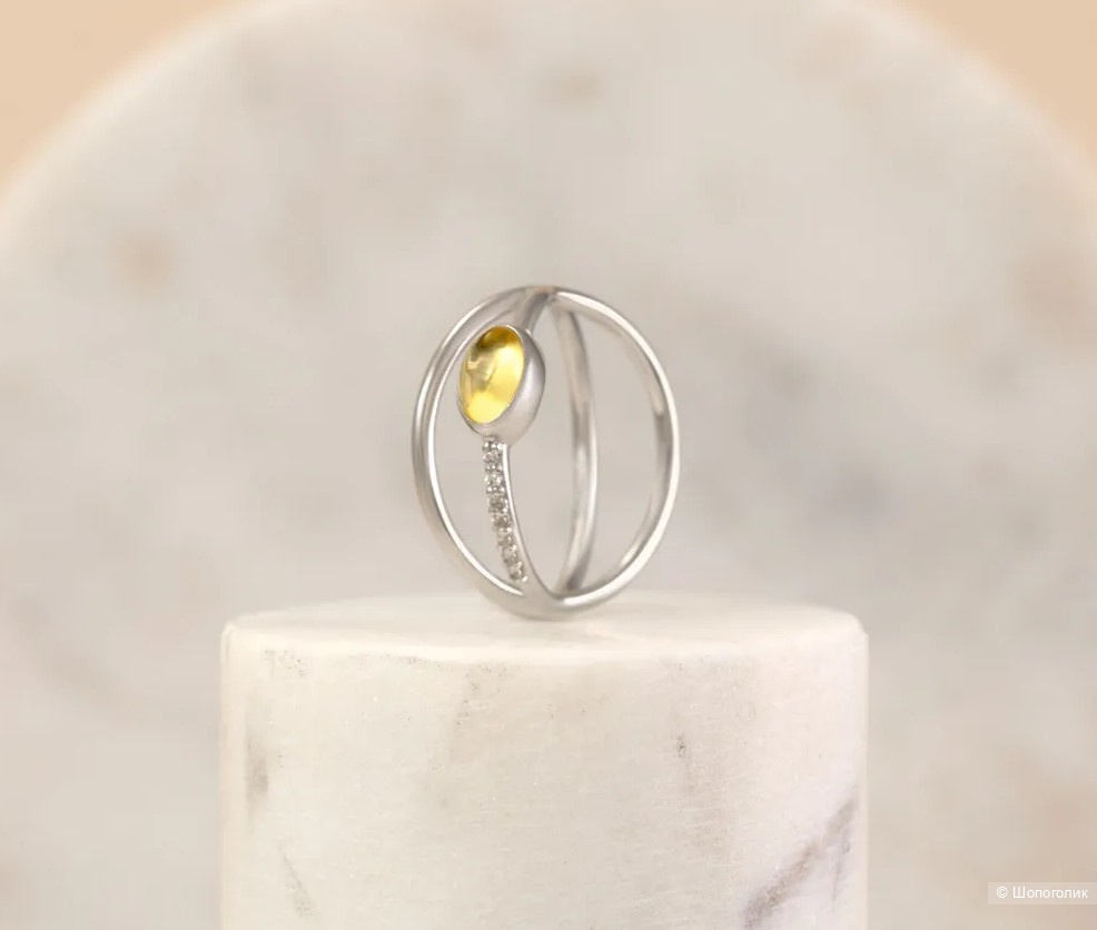 Серебряное кольцо Leta, 16