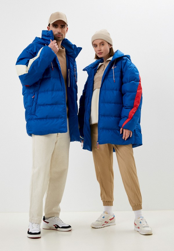 Пуховик  Reebok , оверсайз,   L    до 54