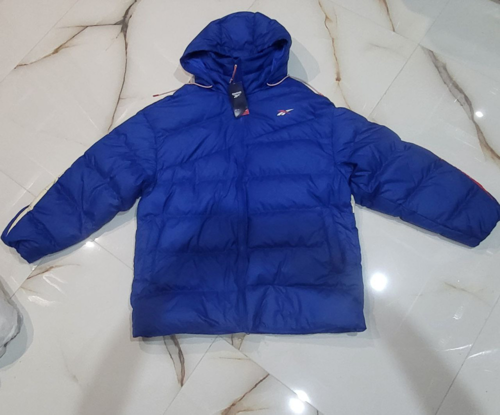 Пуховик  Reebok , оверсайз,   L    до 54