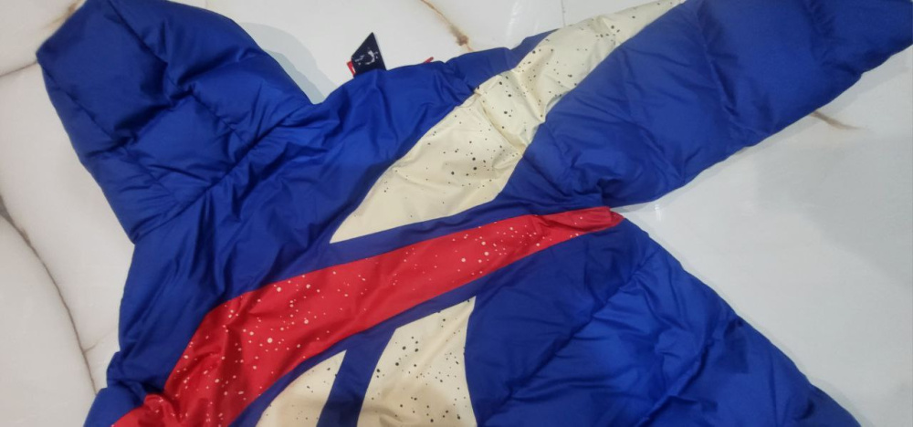 Пуховик  Reebok , оверсайз,   L    до 54