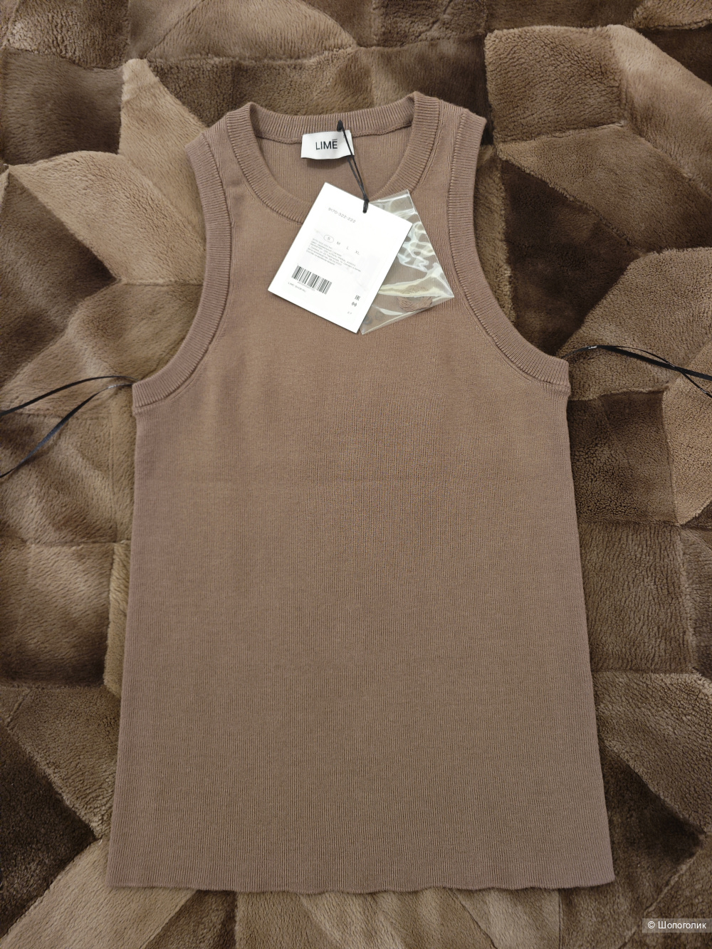 Трикотажный топ Lime s