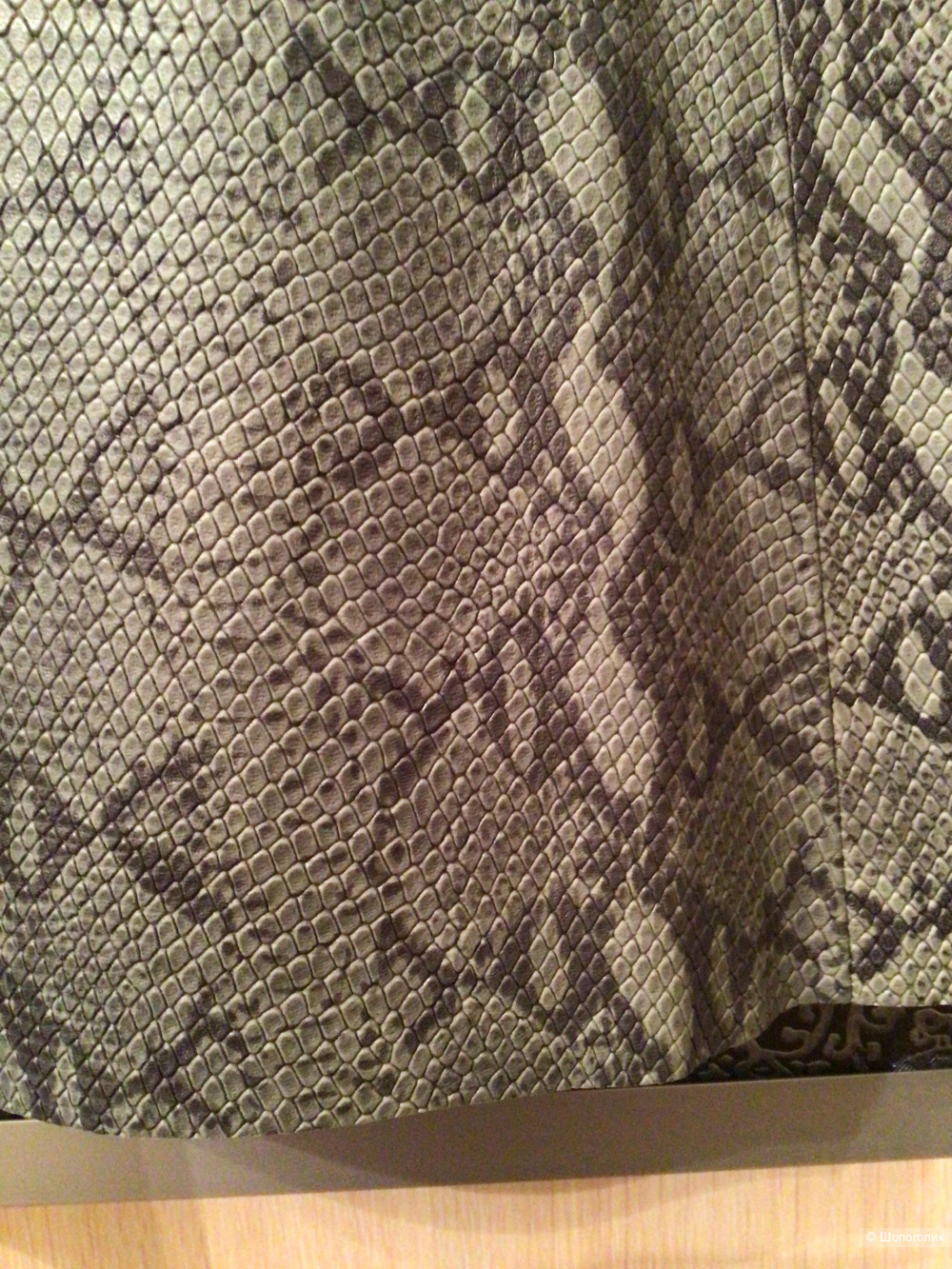 Кожаная юбка «8», маркировка XL