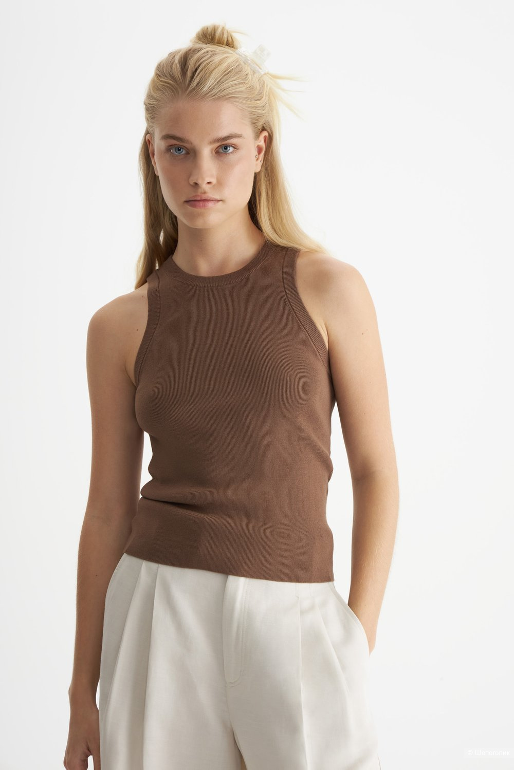 Трикотажный топ Lime s