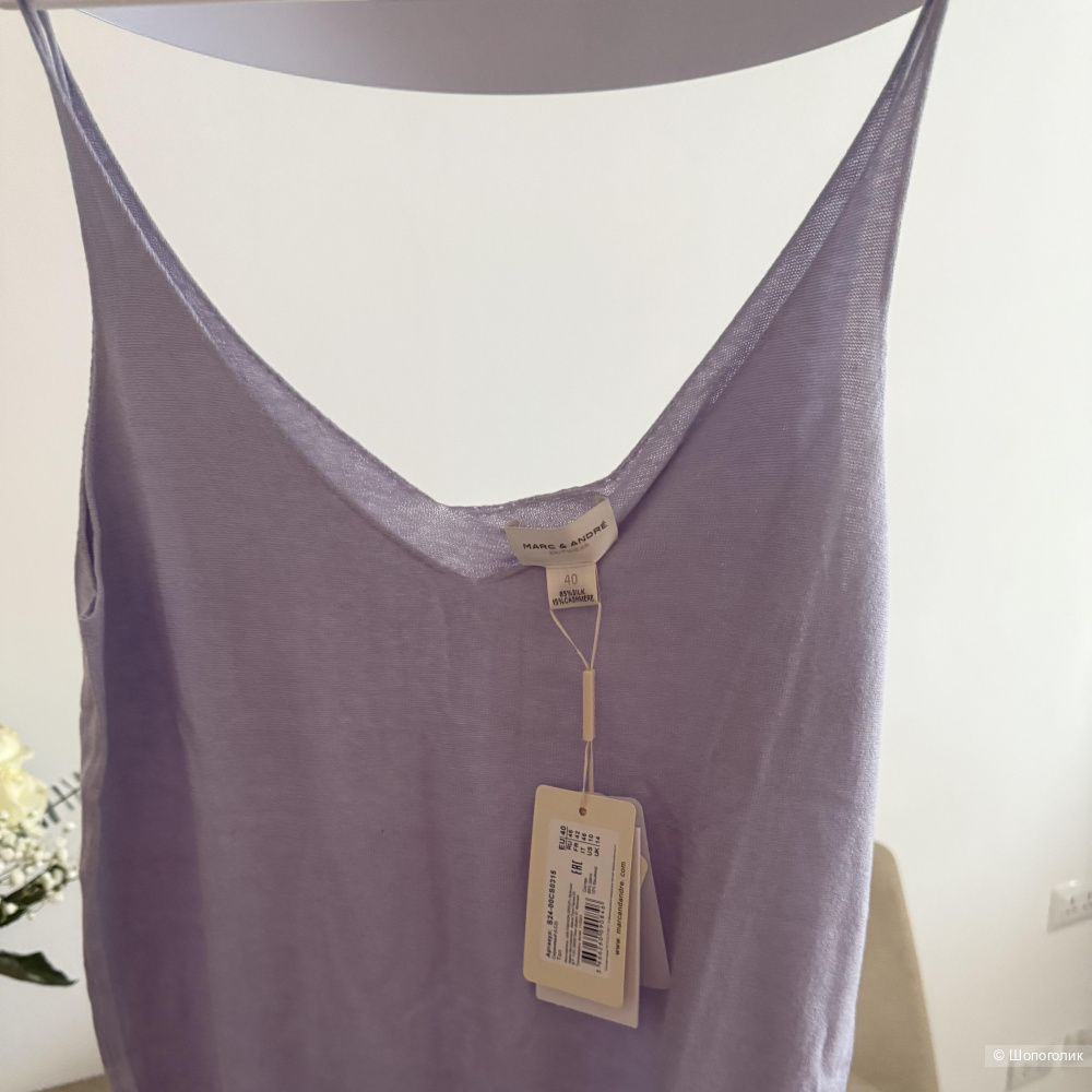 Топ шелковый MARC&ANDRE 46 размер