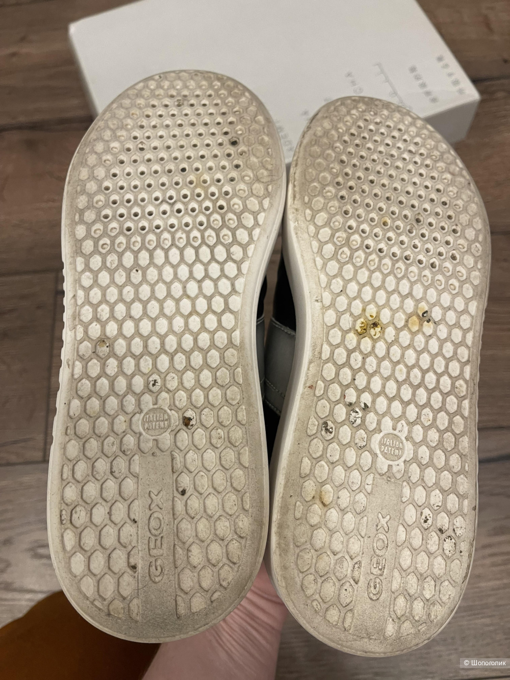 Кожаные кеды Geox Respira 36 размер