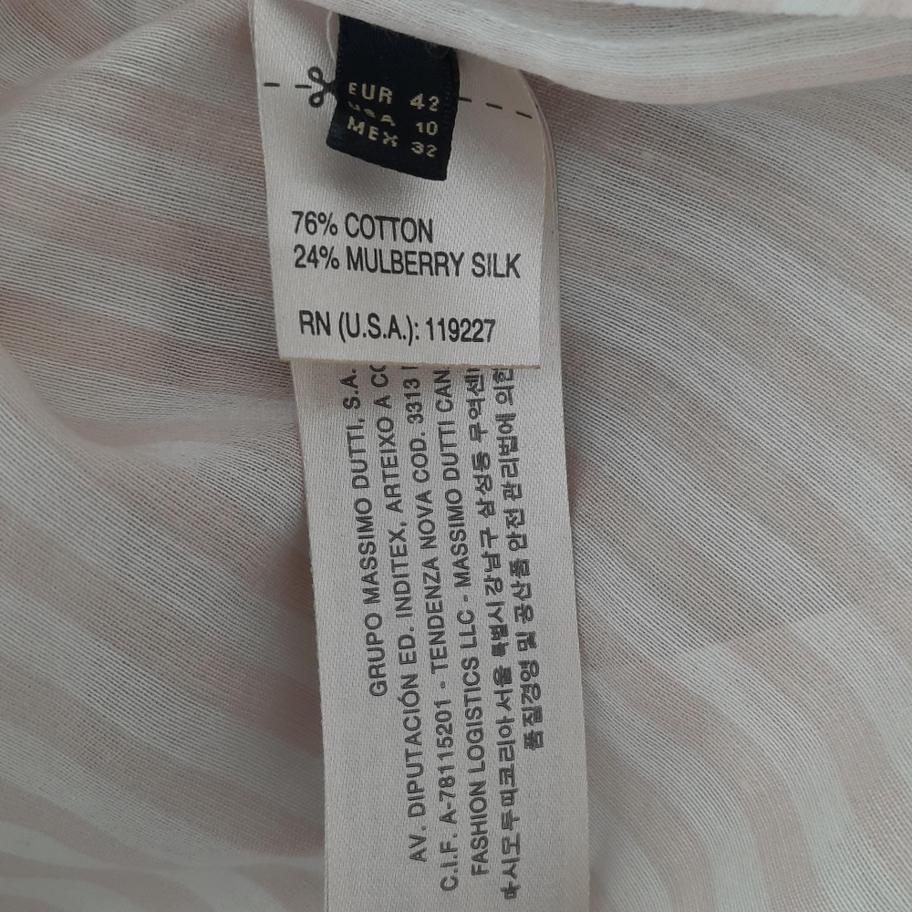 Рубашка(блузка) MASSIMO DUTTI , 46 - 48