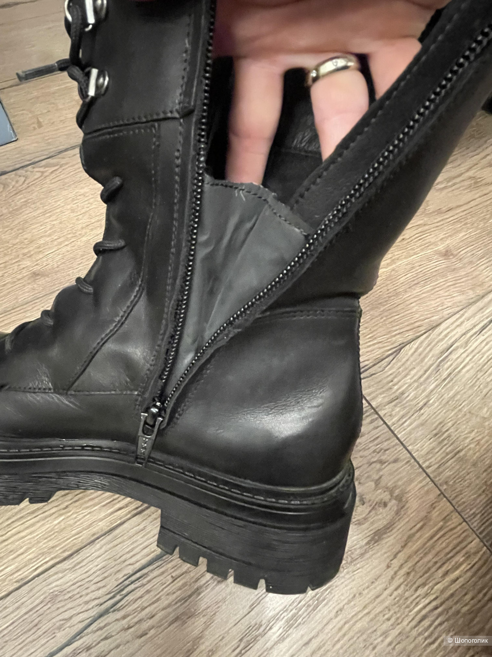Кожаные ботинки Geox 36-37размер
