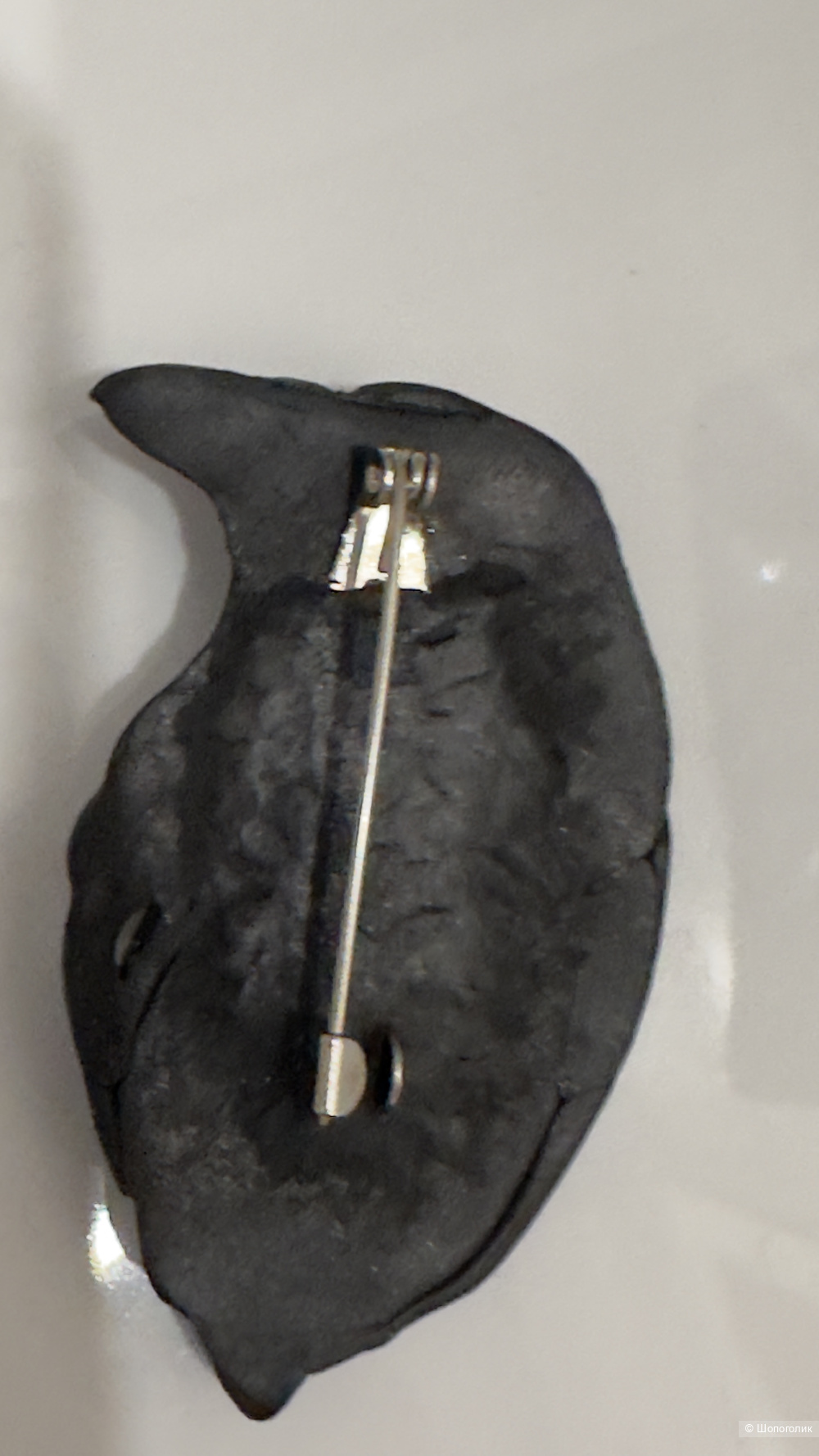 Брошь Черный ворон