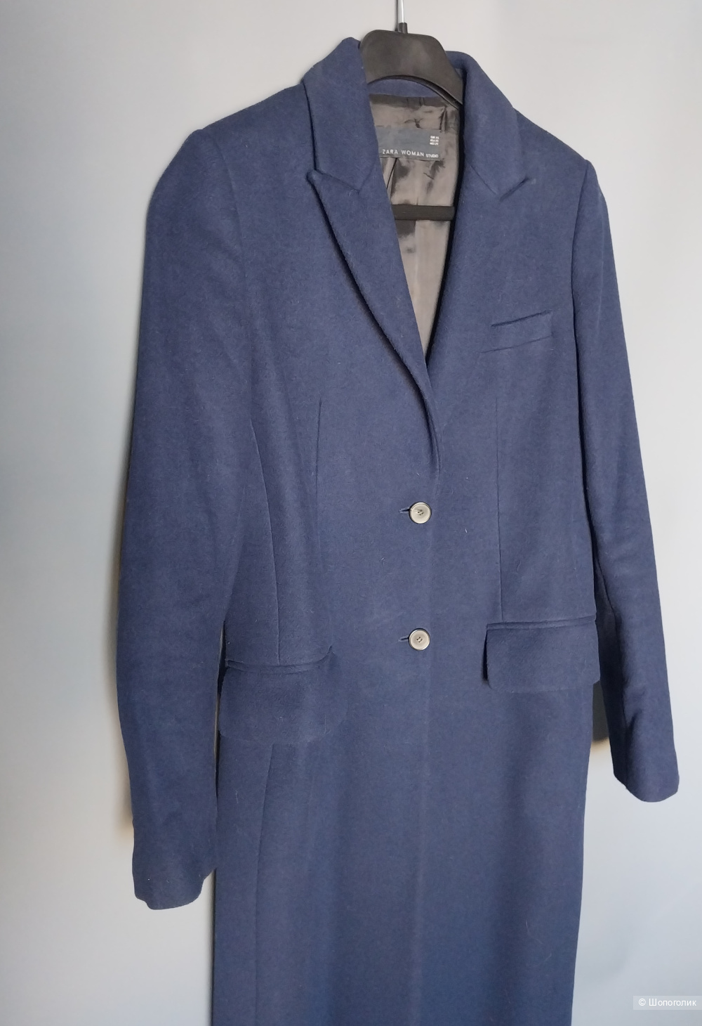 Пальто шерстяное Zara размер XS